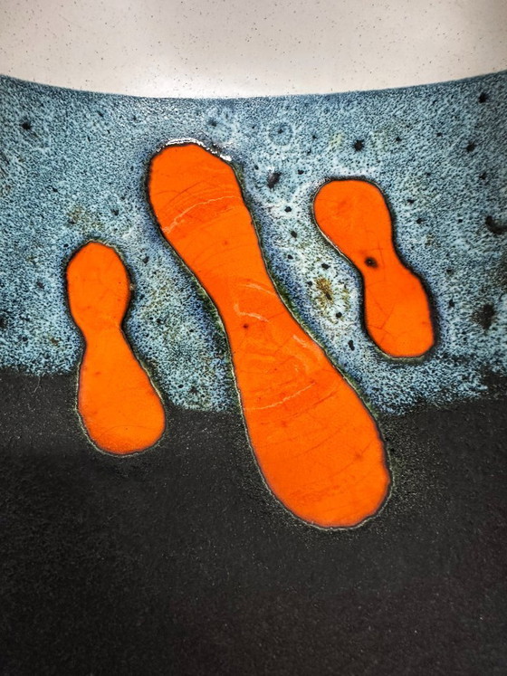 Image 1 of Raro set di tre ciotole in ceramica, Elchinger Atelier. Francia, 1950.