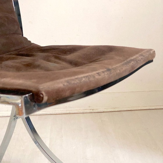 Image 1 of Vintage Italiaanse designstoel uit de jaren 70.