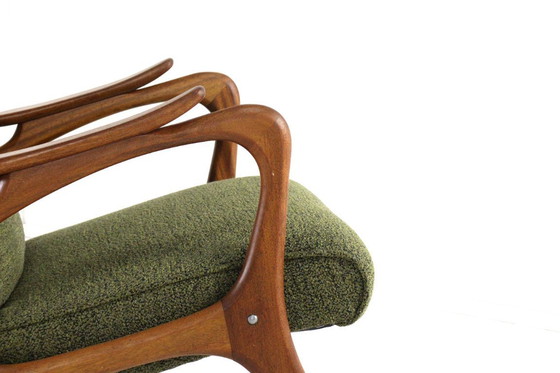 Image 1 of fauteuil vintage rembourré style milieu du siècle