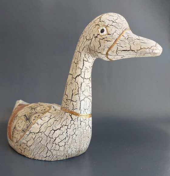 Image 1 of Anatre di legno vintage intagliate e dipinte a mano