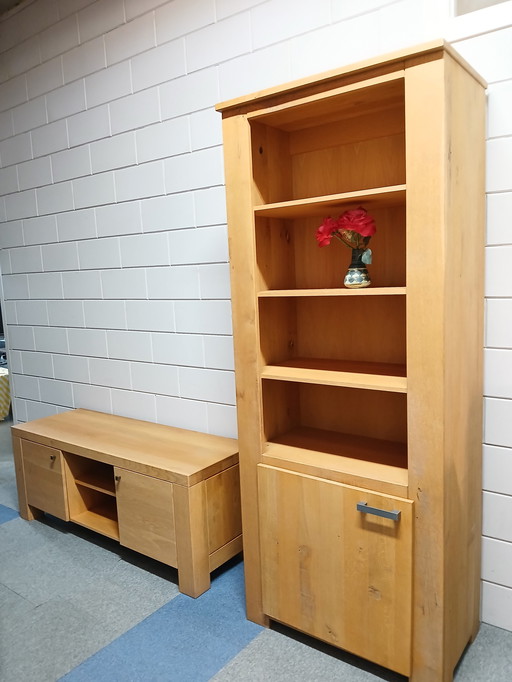 Conjunto de muebles de roble macizo claro