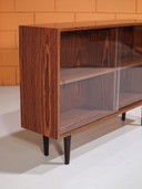Vitrinekast palissander Deens vintage
