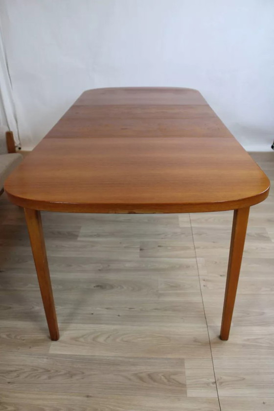 Image 1 of Table à manger scandinave vintage en teck – Suède, 1960