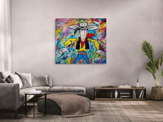 Image 1 of Jovan Srijemac (1962) - Lucky Luke vs Color Storm