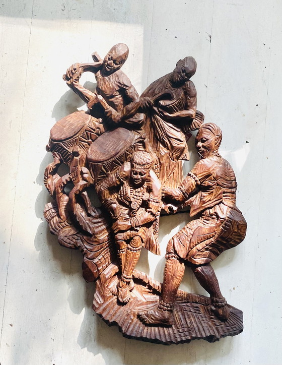 Tamburo e Placca Tribale – Sculture, Wood (photo 8 of 8)