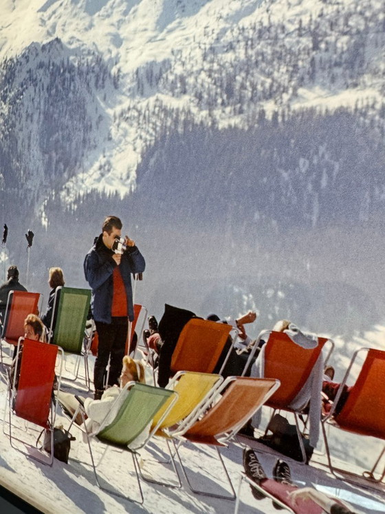 Image 1 of Slim Aarons - Faulenzen in Verbier