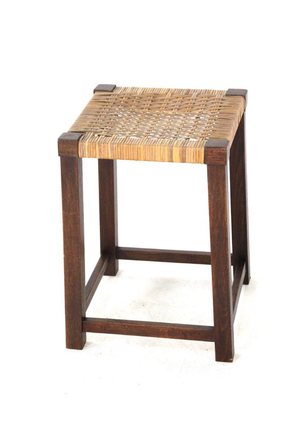 Sgabello in legno vintage brutalista – Sgabelli (photo 4 of 11)