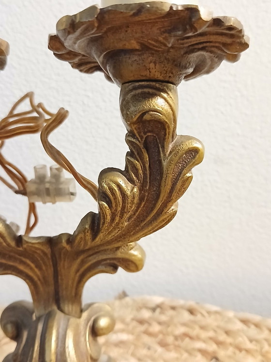 Vintage 1900 gilded bronze Wall light by Maison Gau Paris, Louis XV style – Lucien gau (photo 7 of 12)