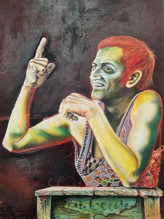 Hellmuth Eichner (1936–2012) – Oil painting “Ego-Tünnes” (1968) – Decorative Objects, Canvas (photo 2 of 9)