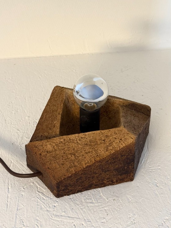 Image 1 of Brutalist vintage ceramic wall lamp
