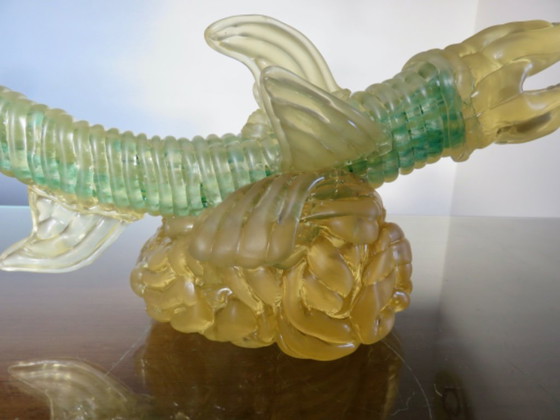 Image 1 of Resin sculpture depicting an imaginary and monstrous fish