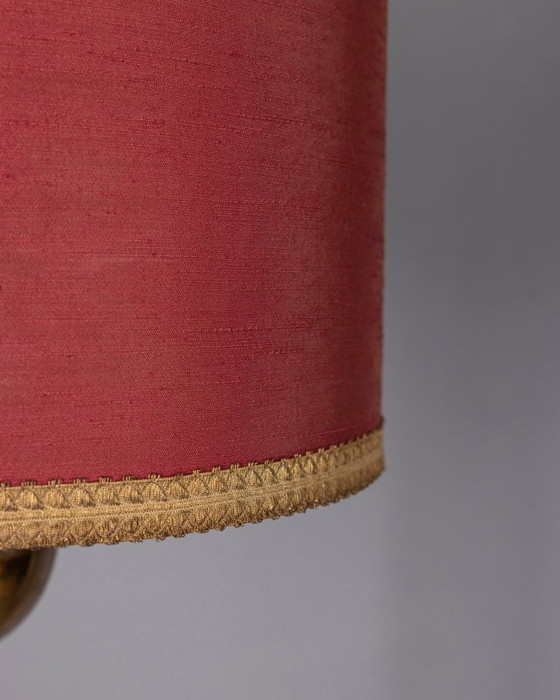 Vintage 1950s floor lamp in marble and brass, Italian design, Floor lights, Gold (photo 9 of 9)