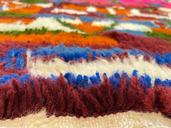 Image 1 of Berber Rug - 264 cm x 159 cm - colored Wool