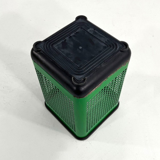 Image 1 of Green Perforated Bin from Neolt, 1980s