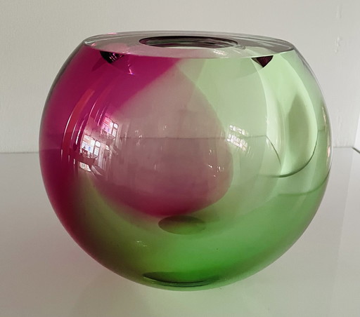 Objeto de vidrio único de George Broft