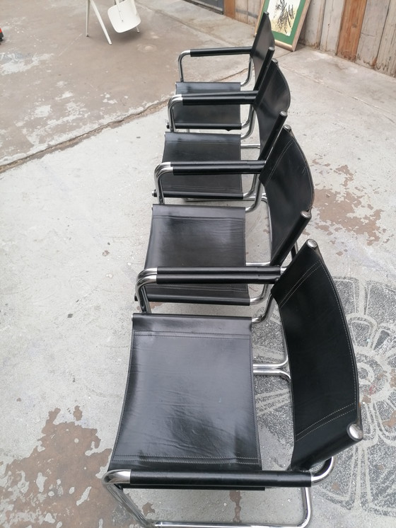 Image 1 of 4x Mart Stam model s 34 stoelen