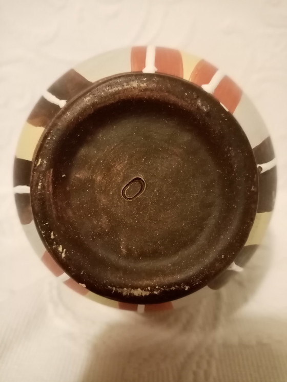 Image 1 of Jarra decorativa alemana de cerámica Eckhardt/Engler, década de 1950/60, 18,50 cm