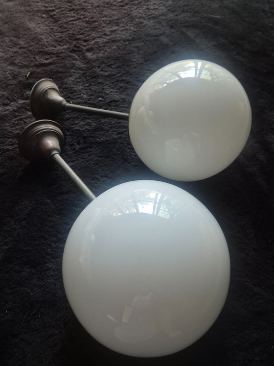 2 CMS Krasno Pendant Lights – ČMS Triplex Krasno, Pendant lamps, Glass, Metal (photo 6 of 6)