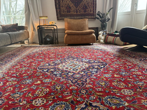 Image 1 of Monumentaal handgeknoopt vintage tapijt – 365 × 249 cm