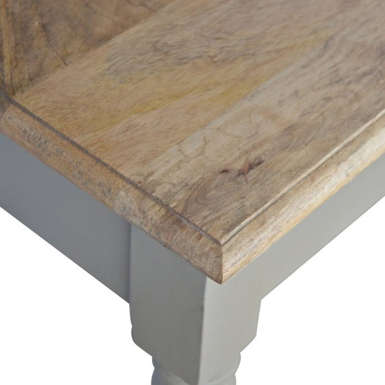 Elegante scrivania dipinta a mano in legno massello di mango – Artisan, Scrivanie (photo 5 of 10)