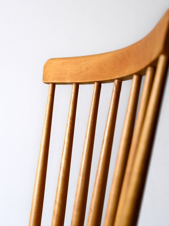 Image 1 of Pair of Vintage Scandinavian Pinstolar Chairs