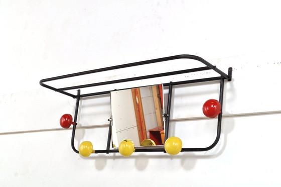 Image 1 of Appendiabiti vintage con specchio, anni '50