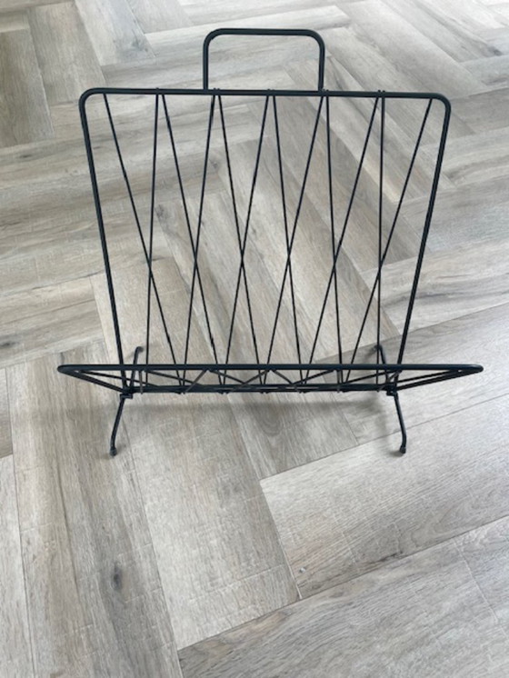 Image 1 of Present Time - Zeitschriftenhalter Diamond Grid - Schwarz