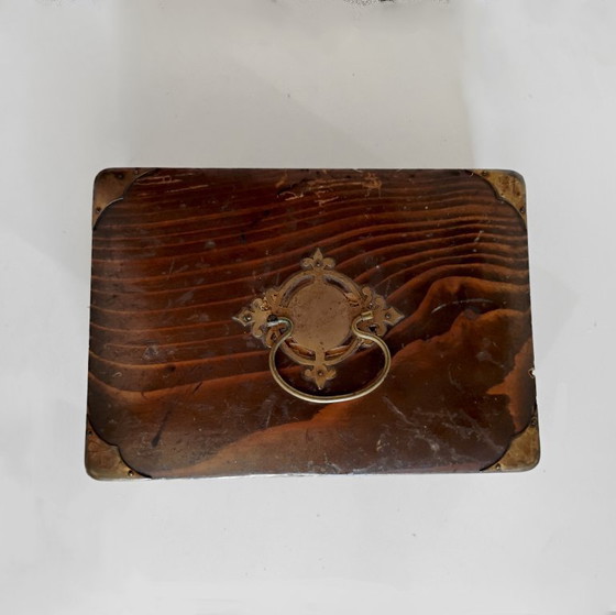 Image 1 of ANTIQUE WOODEN BOX - ART DECO