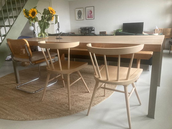 Image 1 of Metaform dining table 220 x 90 oak industrial