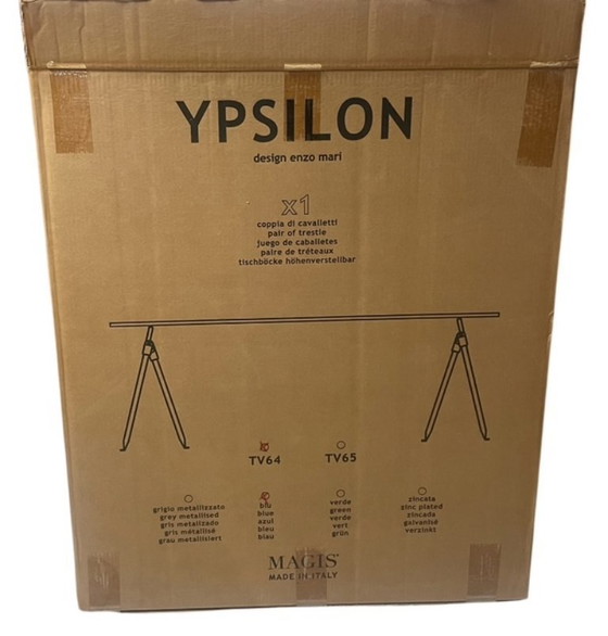 Image 1 of YPSILON TABLE BY ENZO MARI BLUET FOR MAGIS