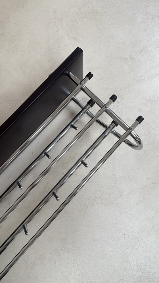 Image 1 of Sixties chrome tubular frame coat rack