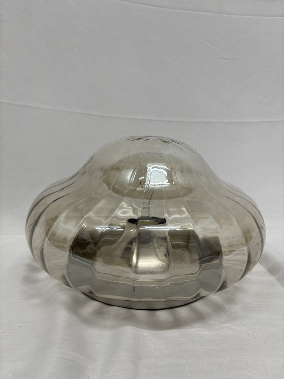 Image 1 of Vintage Mid-Century Modern ceiling lamp starburst effect