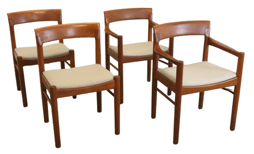 4x Bramin dining chair 'Jersore' vintage
