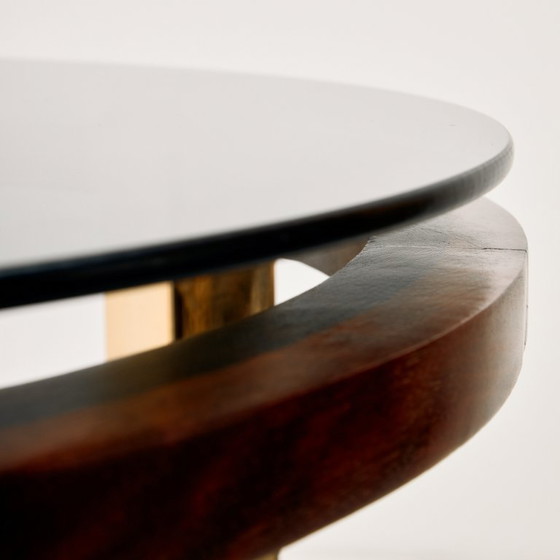Image 1 of MK11546 Restored mahogany and brass dining table