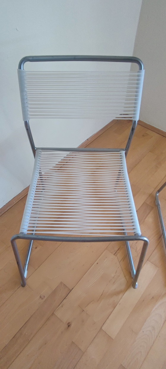 Image 1 of Sedie vintage IKEA MELKER con struttura in spaghetti
Set di 6 classici del design anni '90