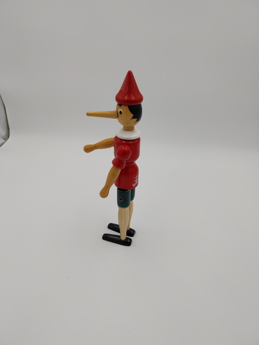 1 x poupée pinokkio mastro geppetto fabriquée en Italie dans les années 1950