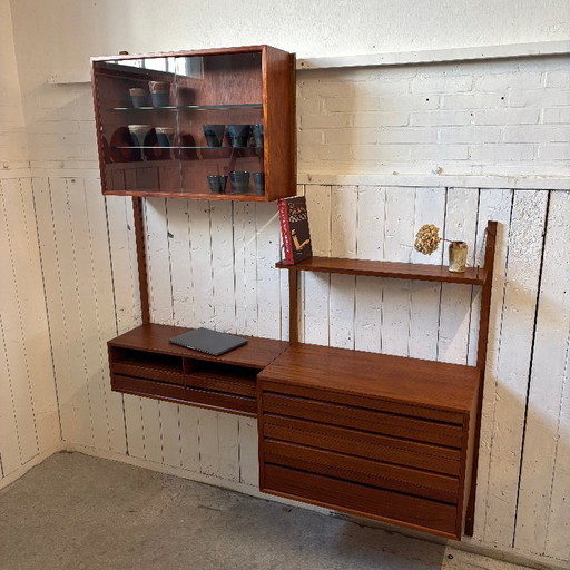 Poul Cadovius – Modular wall system teak vintage Danish