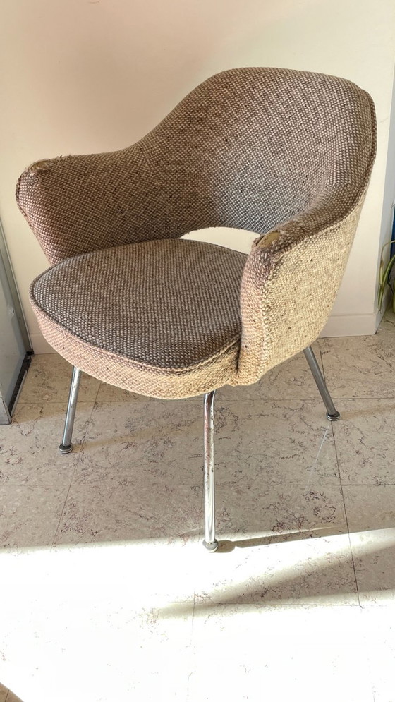 Sillón KNOLL Años 70 – Sillas auxiliares, Lana, Metal (photo 4 of 27)