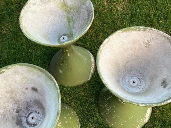 3 x Diabolo planters by Willy Guhl for Eternit – Plant pot, Other (photo 12 of 15)