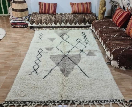 Tappeto Azilal in lana naturale, realizzato su misura, 1,6/2,5 m – Aime Té, Tappeti, Wool (photo 4 of 5)