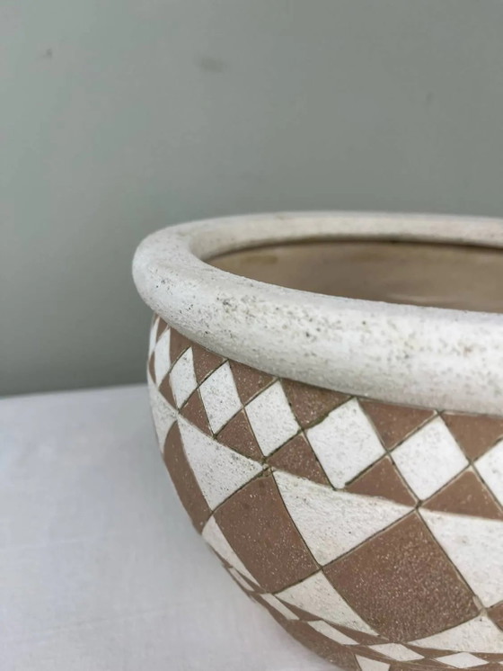 Cache pot graphique vintage (photo 4 of 8)