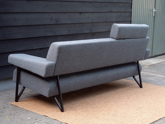 Image 1 of Havee Cloak Stone | 3-zits design bank | Blauw antraciet wol