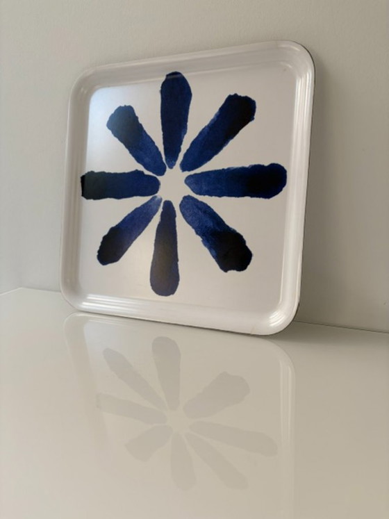 Ikea SOMMAR 2016 Tablett Jennifer Idrizi Blau Weiß – Tischdekoration, Plastic (photo 2 of 8)