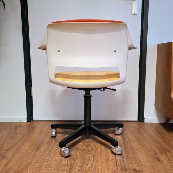Image 1 of Sedia da ufficio vintage Gispen modello 2712 con rivestimento originale