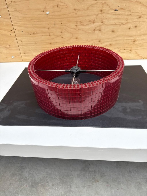 Lampada a sospensione unica con mattoncini Lego