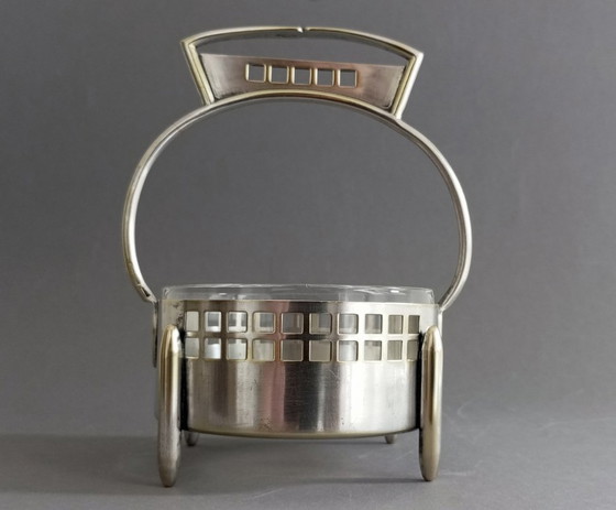 Josef Hoffmann/Hans Ofner Cesto Secessionista/Wiener Werkstatte Argentor 1905 – Accessori da tavola, Brass (photo 2 of 7)