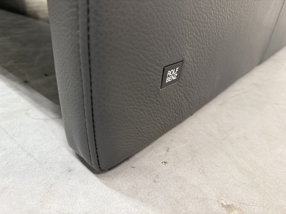 Image 1 of Rolf Benz Canapé Cara 220 Cuir gris Réglable