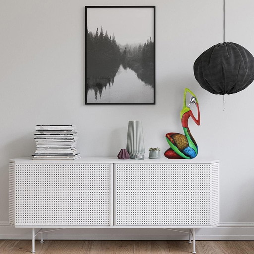 abstracte kunst vrouw beelden en sculpturen, creatief full-color yoga vrouwelijk standbeeld, moderne woonkamer kamer veranda cen