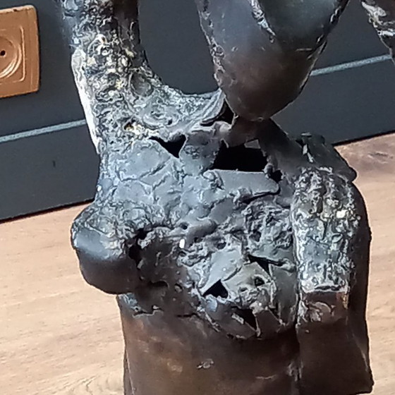 Image 1 of Sculpture en bronze vintage unique et spéciale