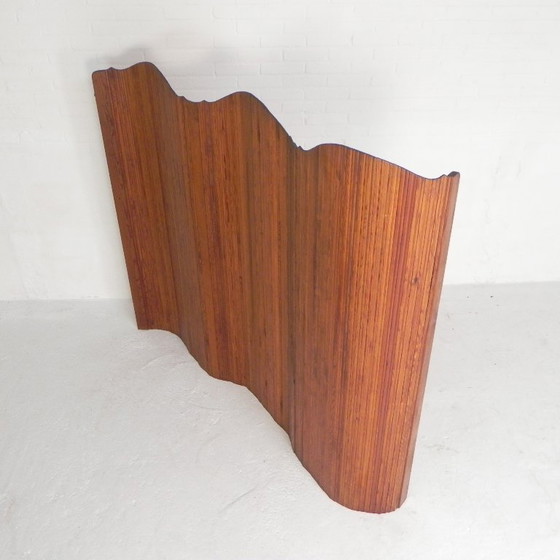 Image 1 of Separador de ambientes S.N.S.A. con listones de pino estilo Baumann, década de 1950.